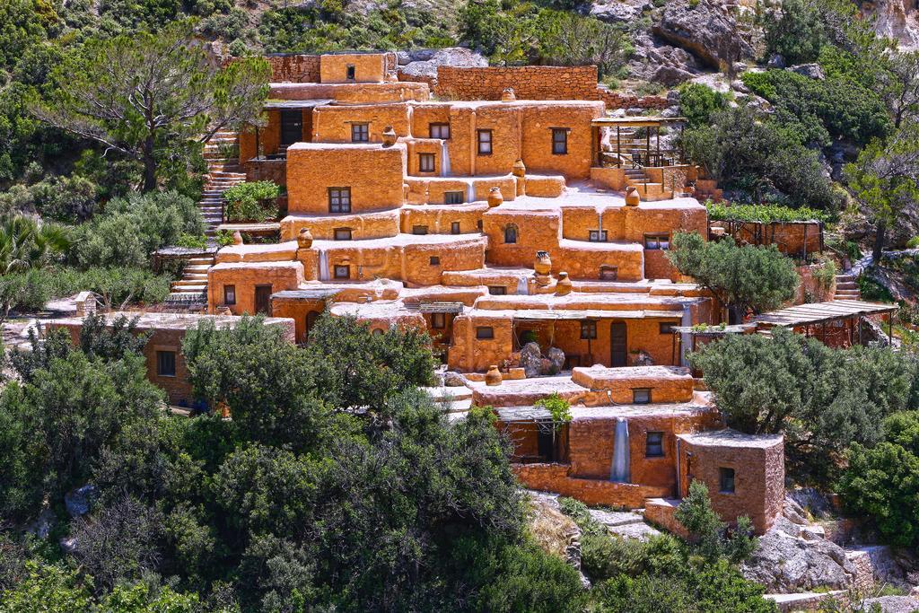 الشقق الفندقية Makrýgialosفي  Aspros Potamos المظهر الخارجي الصورة