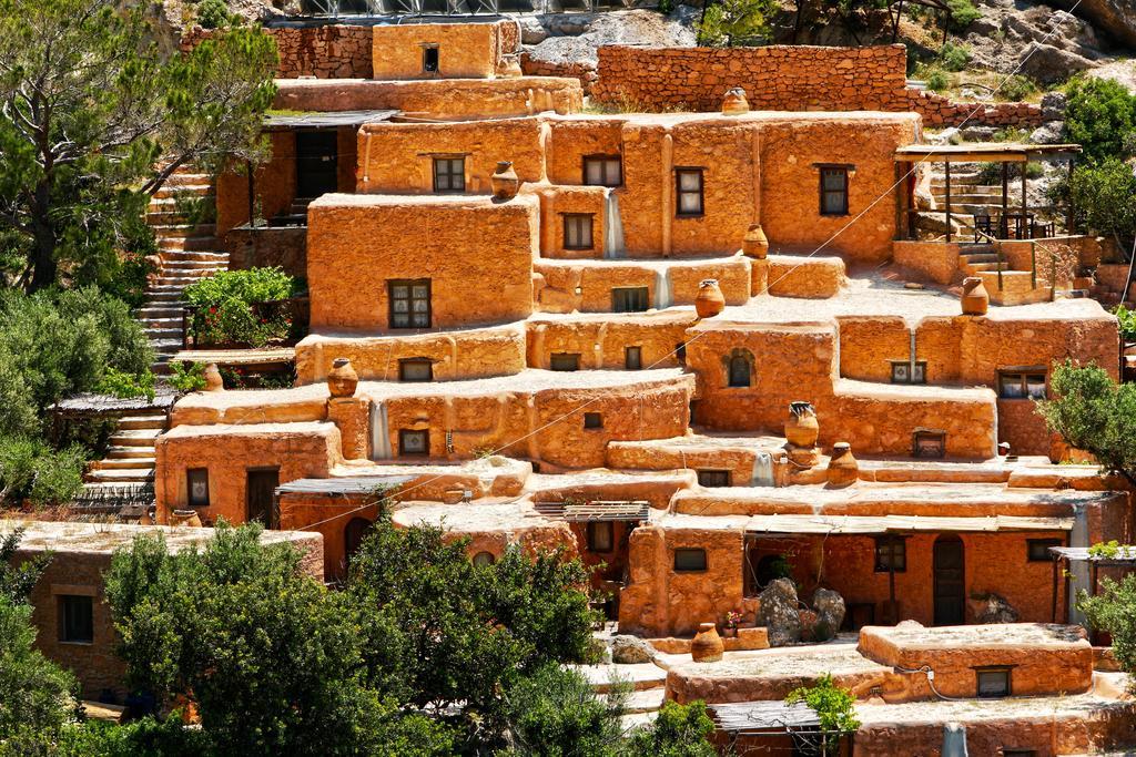الشقق الفندقية Makrýgialosفي  Aspros Potamos المظهر الخارجي الصورة